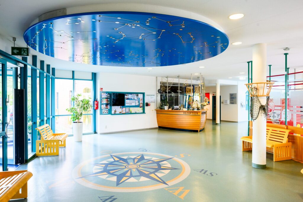 Eingangshalle der Ostseeklinik Zingst